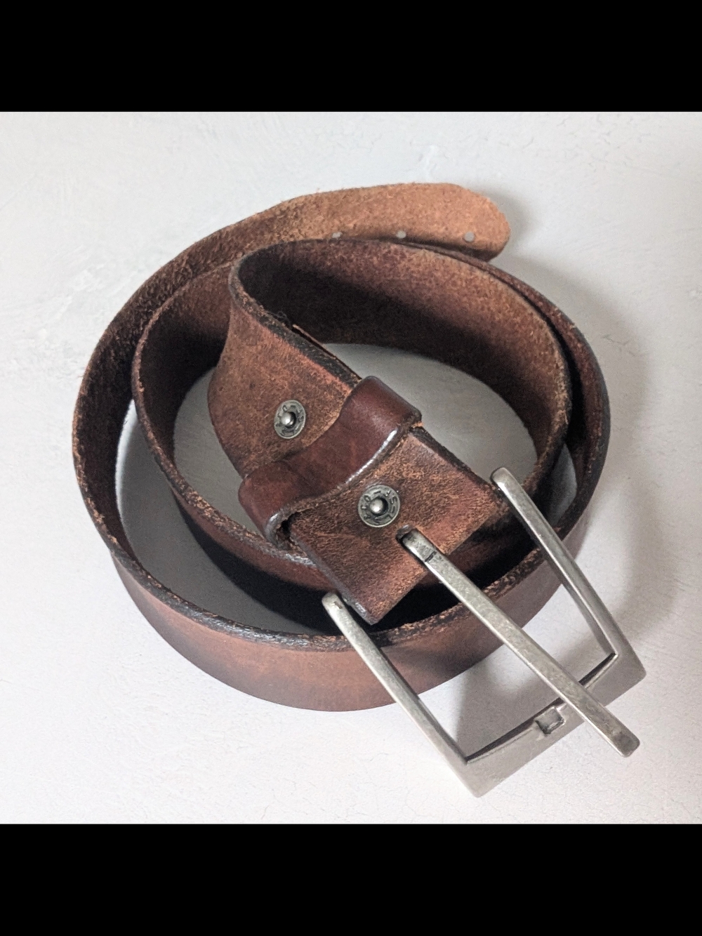 Levi's Men's Brown Belt Size L, Regular Fit, Genuine Leather